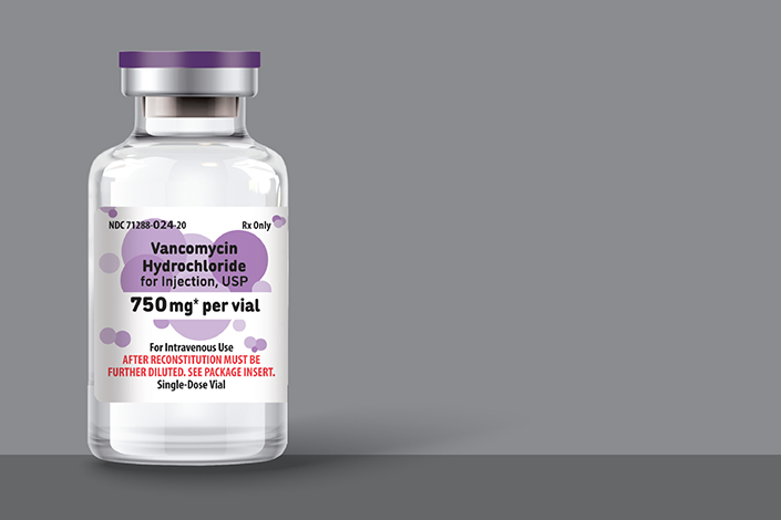 Vancomycin Hydrochloride for Injection, USP Now Available
