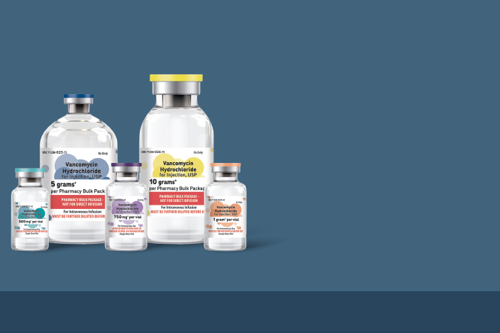 Vancomycin Hydrochloride for Injection, USP 500 mg and 1g per vial Now Available.